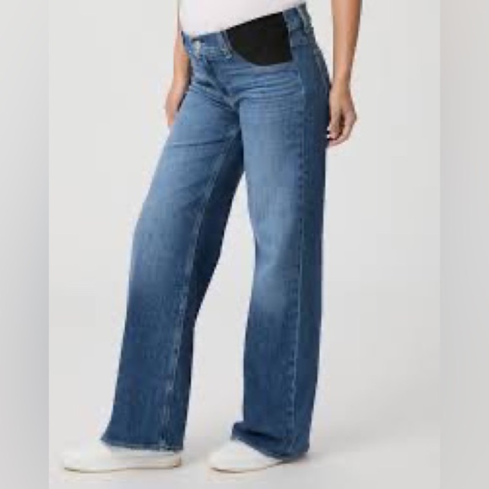 Isabel Maternity by Ingrid & Isabel Classic Blue Boot Cut Jeans